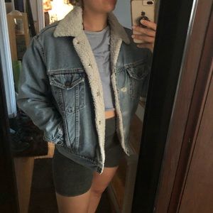 Levi's Vintage Denim Sherpa Jacket